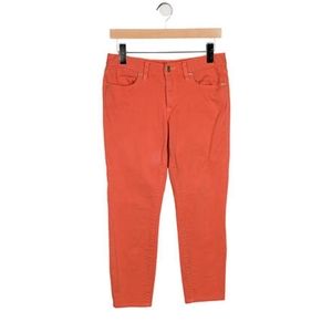 Tori Burch orange skinny pants